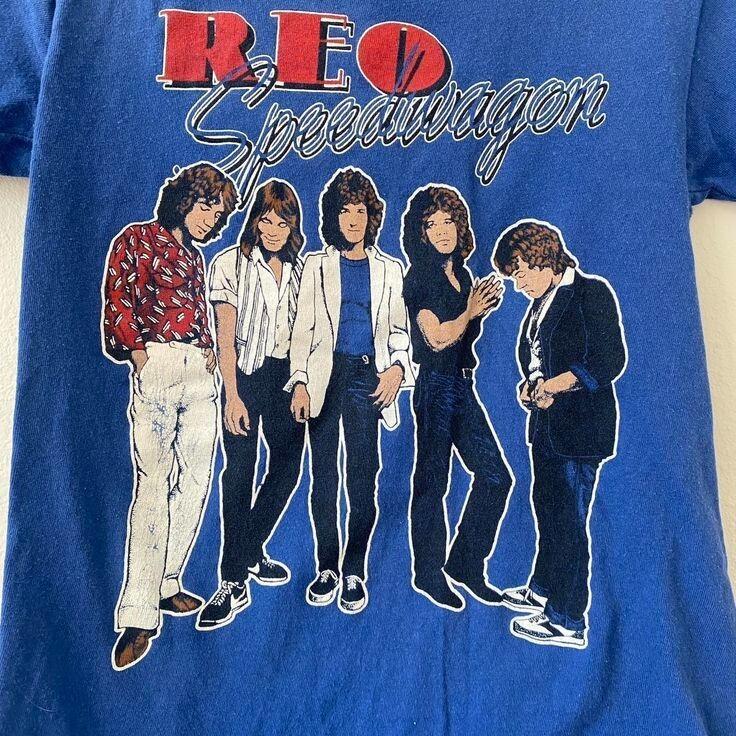 New REO SPEEDWAGON T-Shirt Unisex Cotton Size S-5XL EM0181 XL