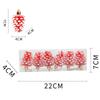6Pcs Lovely Pine Cone Festival Xmas Decoration Christmas Tree Hanging Ornament