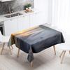 Seaside Scenery Tablecloth Natural World   Anti-Stain Waterproof Rectangular Kitchen Table Home Decoration