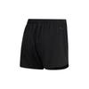 adidas Neo Alphabet Print Mid-Waist Fitted Elastic Sports Casual Shorts Women Shorts Black FN6443