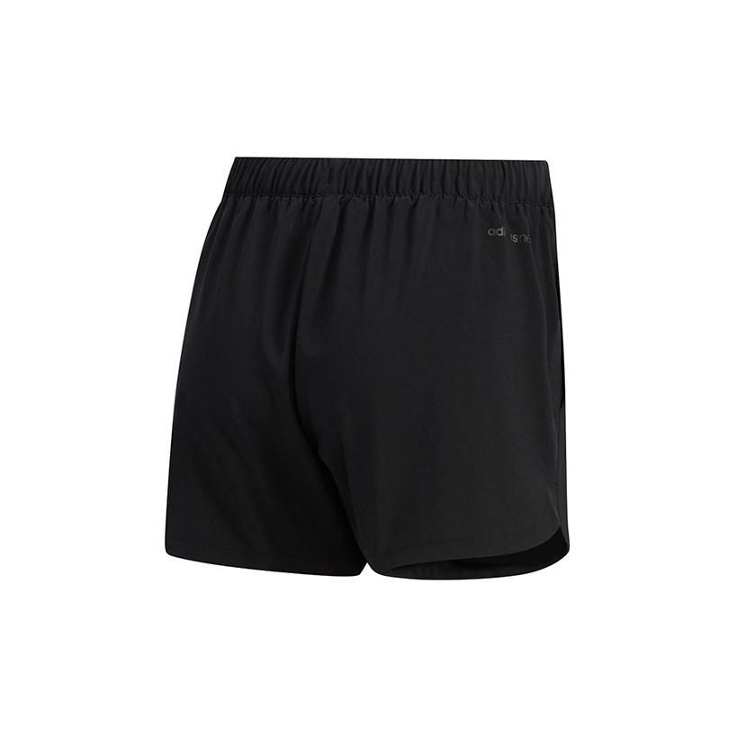 adidas Neo Alphabet Print Mid-Waist Fitted Elastic Sports Casual Shorts Women Shorts Black FN6443