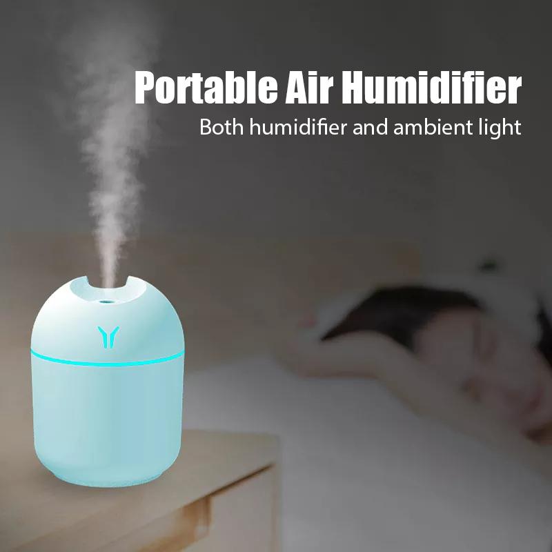 1PC 250ML Mini Aroma Oil Diffuser USB Essential Oil Atomizer Electric Air Humidifier With LED Night Lamp For Home Desk Bedroom Car