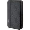 Guess Powerbank 15W Gupb5Lp4Gegk5000Mah Czarny/Black 4G Skóra Metal Logo