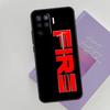 Firefighter Fire Department Fireman Phone Case For Oppo A54 A74 A94 A15 A16 A17 A52 A72 A76 A96 A57 A58 A78 A98 A53S Cover Case