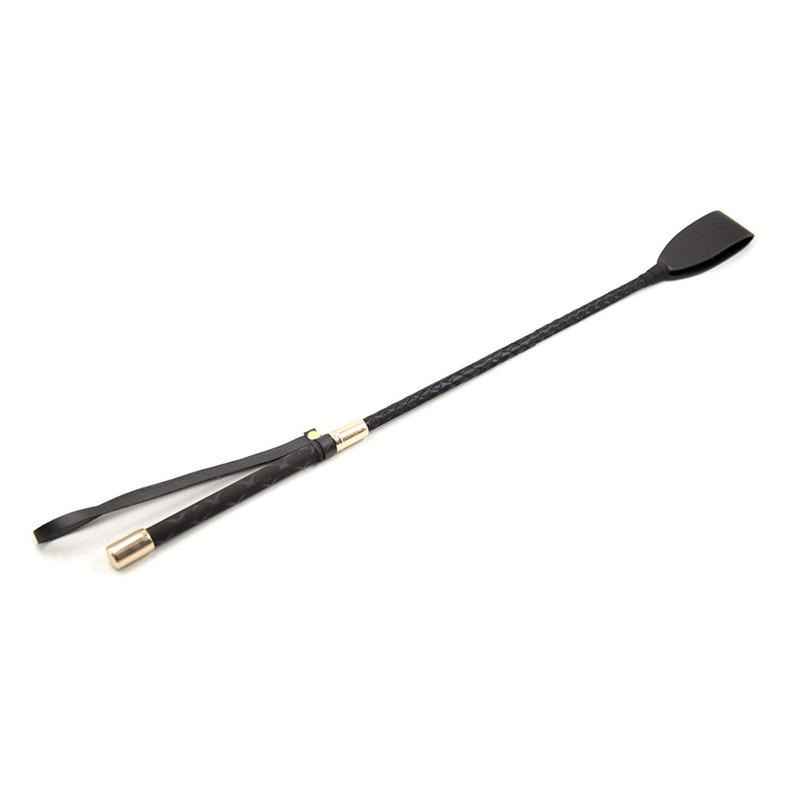 Portable Pointer Equestrian Training Horse Whip Stage Performance Props Lash Supplies Racing Riding Crop With Handle PU Leather