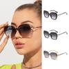 UV Protection Women's Rhinestone Shades Street Shooting Retro Sun Glasses Gradient Eyewear