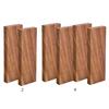 Small Leaf Red Sandalwood Knife Block Knife Scales for Knife Handles and Other Woodworking 2Pcs/4Pcs