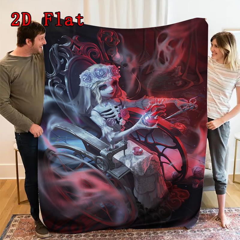 Identity V 2D Flat Pattern Flannel Blanket High quality All Seasons Warmth and Comfort Perfect for Christmas Gifts.NMT0928518