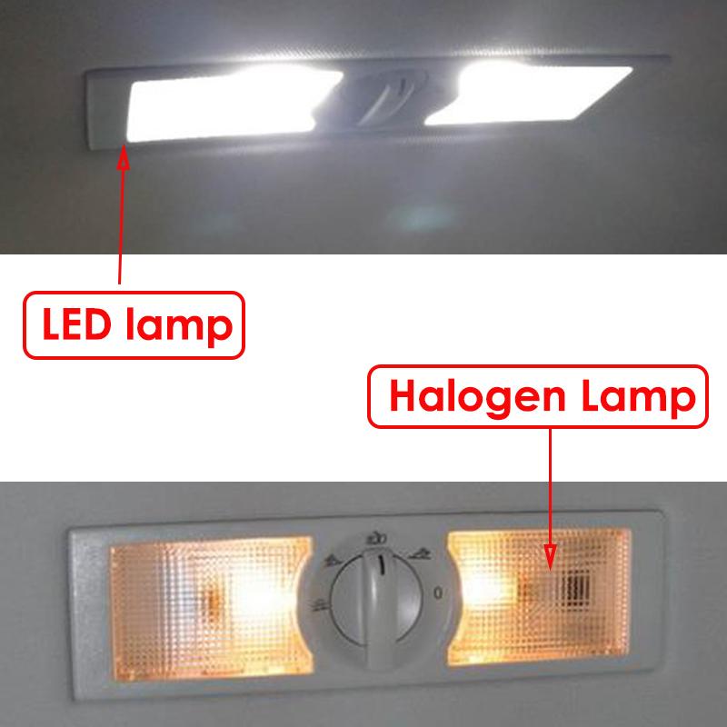 OEM Halogenová LED lampa na čtení Zadní vnitřní kopulovité světlo 6Q0 947 291 PRO VW POLO TOURAN JETTA RAPID SEAT ALTEA 6Q0947291