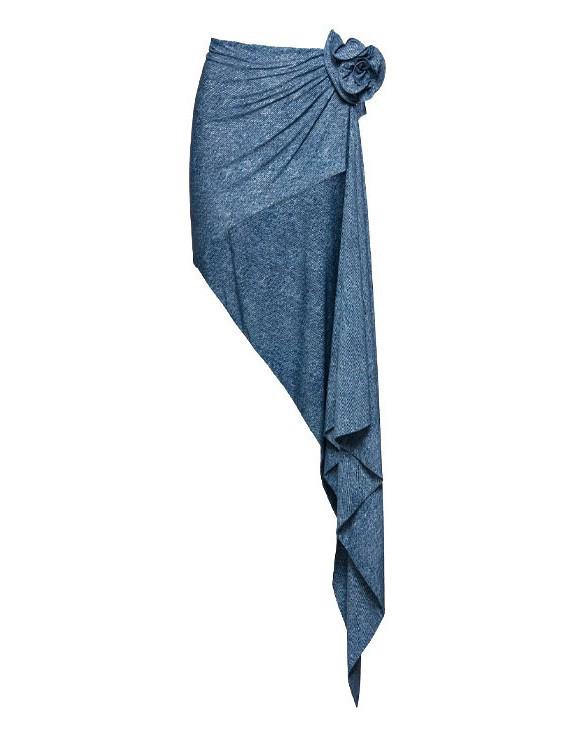 

Женское 3D бикини с цветочным принтом и завязками на шее, 2024 Small