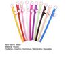 Fun Plastic Straws for Parties Reusable Naughty Drinking Straws Humorous Colorful Straw Creative Bachelorette Birthday Wedding Decorations