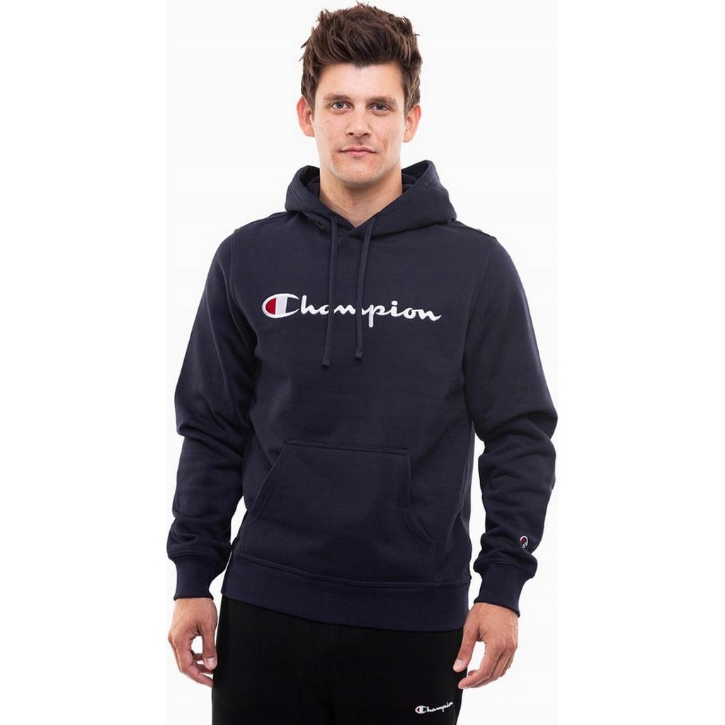 Champion Mens Script Logo Hoodie