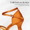 Mid Heel Women's Girls Ball Party Latin Salsa Tango High Heel Dancing Shoe Slip Dance Shoes Heeled 5CM