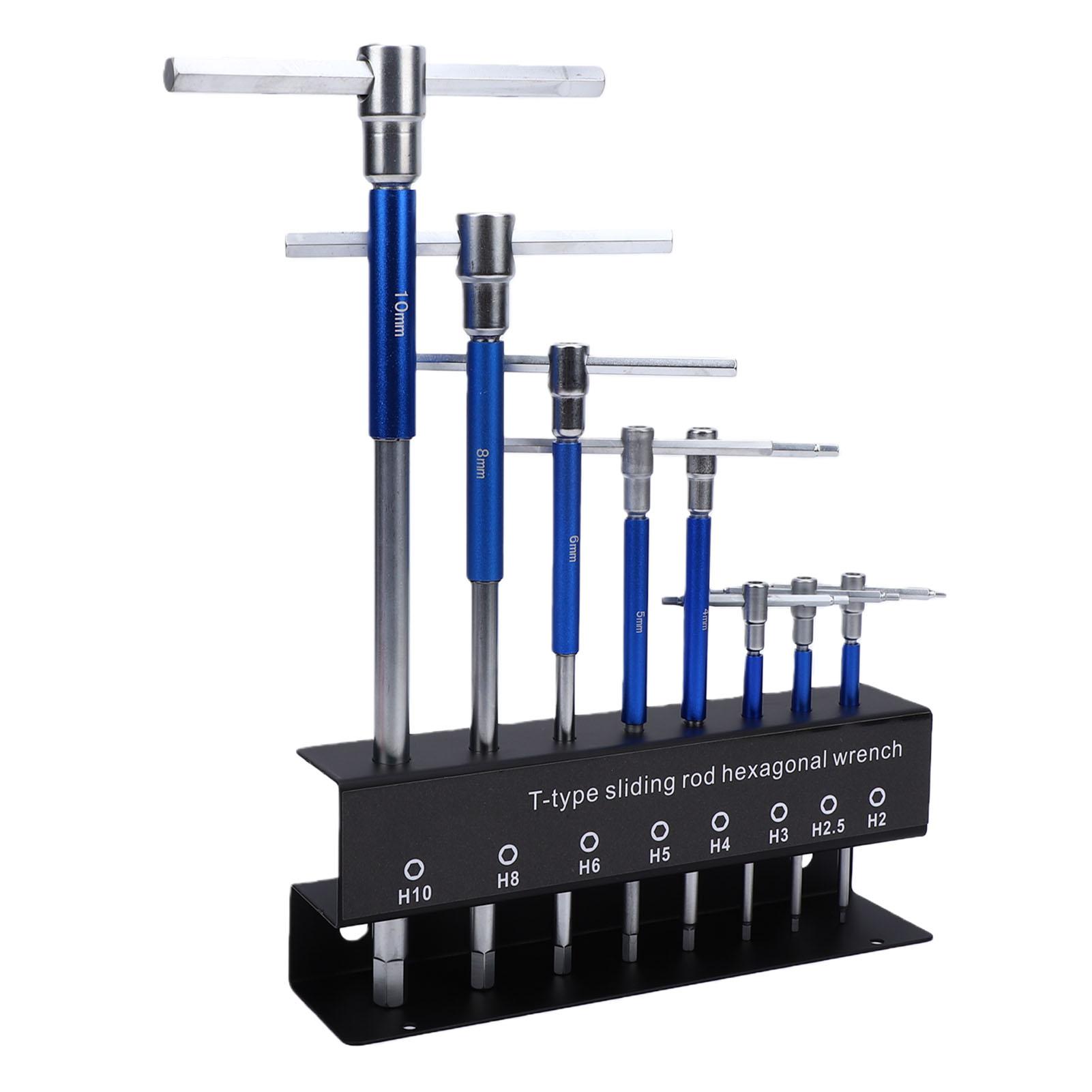 

Набор Г-образных ключей с Т-образной ручкой 2 мм 2,5 мм 3 мм 4 мм 5 мм 6 мм 8 мм 10 мм Нескользящий Метрический Набор Т-образных ключей-вращалок для Обслуживания Автомобилей