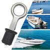 Boat Drain Plug Marine Plumbing Scupper Stopper Pull-ring rubber expansion plug for Yacht Canoe Pontoon Replacement Drain Plug