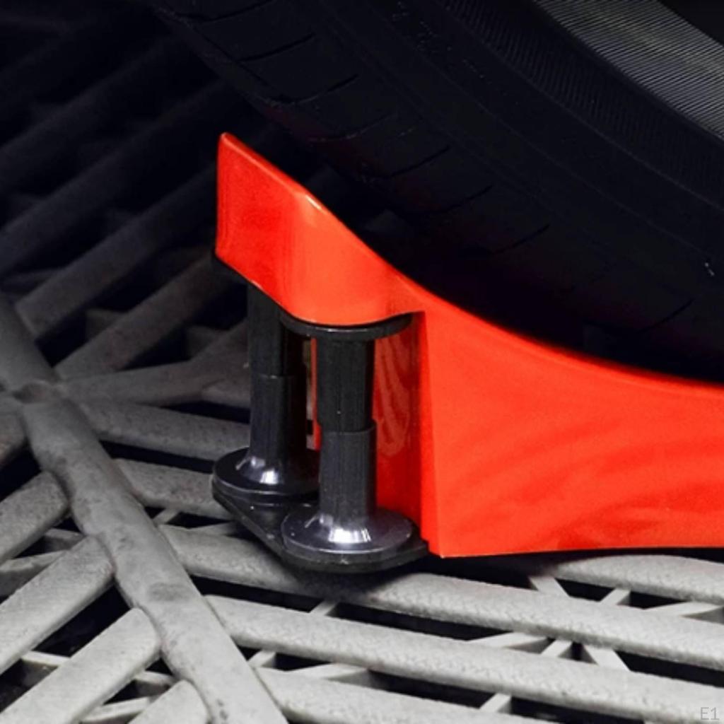 Hose Guide with Rollers Snag AntiObstruction Limiter WedgeShaped for Garage Red