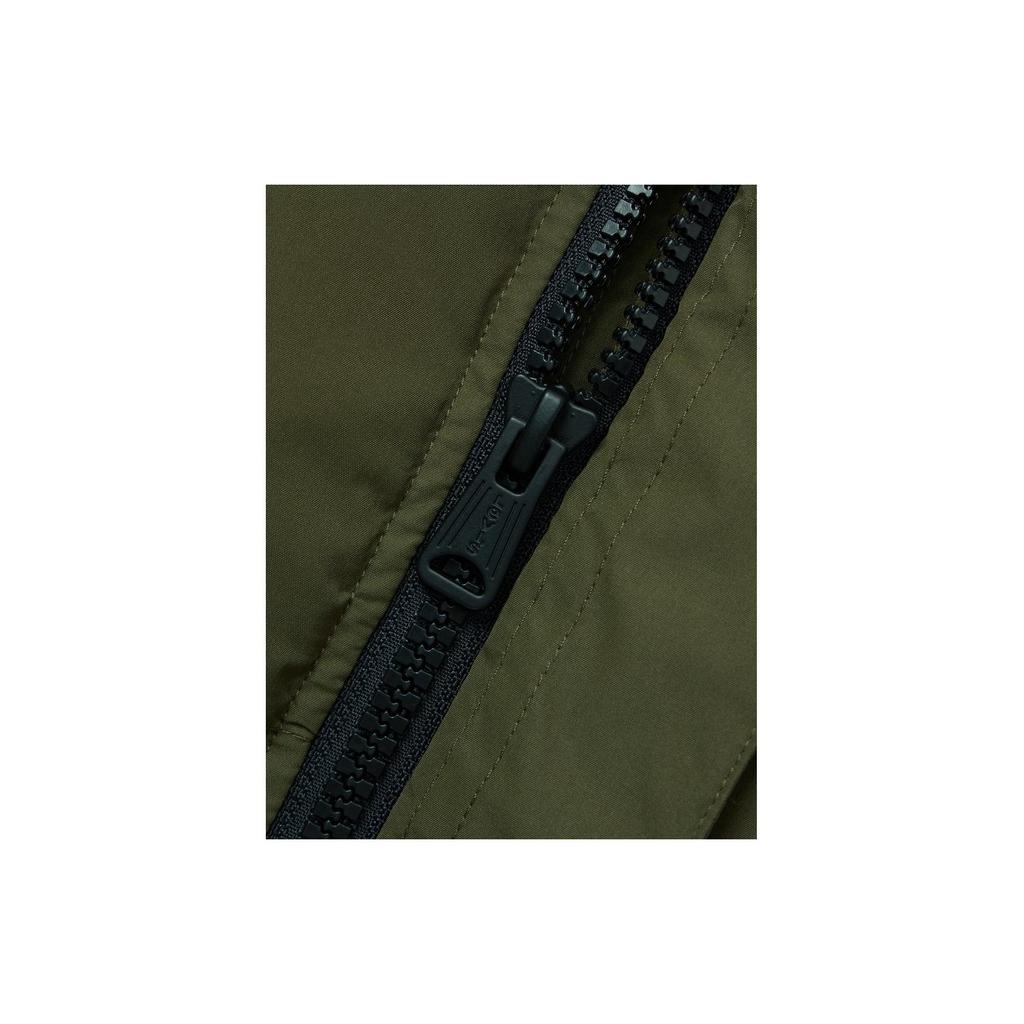 Levis Simple Comfortable Loose Down Jacket Men Outerwear Green 002HC-0002