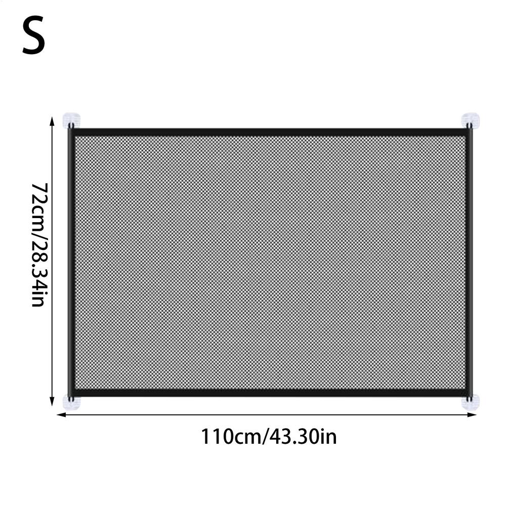 

Cat Gate Folding No-Assembly Dog Door Barrier Enclosure Net Pet Supplies for Room Hallways Bathroom Garden Garage Doggy Stairs