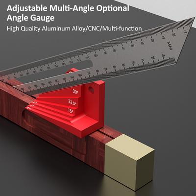 Holzbearbeitung Lineal Messwerkzeuge Carpenter Scriber Winkelmesser Horizontal Gauge Hilfs