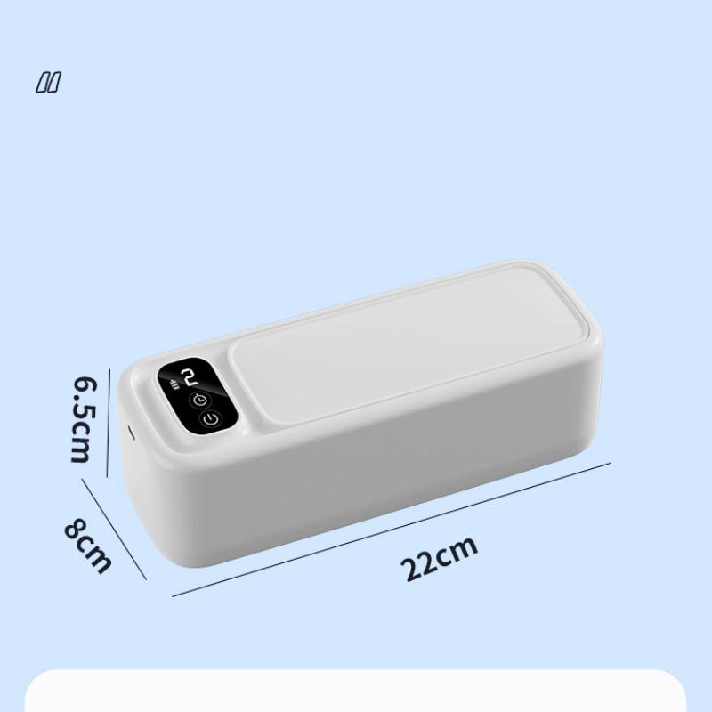 Brillenreiniger 1 STÜCK Ultraschall Display Zuhause Tragbar Automatisch Zahnspange Schmuck Pupillenreiniger