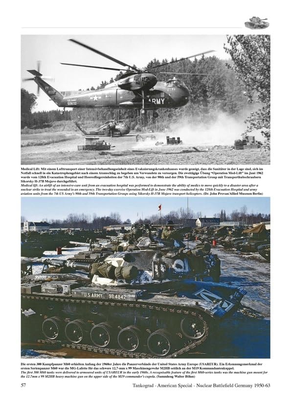 Frontline of Nuclear War Germany Model Book of Army Vehicles in West Germany in the Early Cold Tankograd 1950-63 U.S. War, TG-US3054