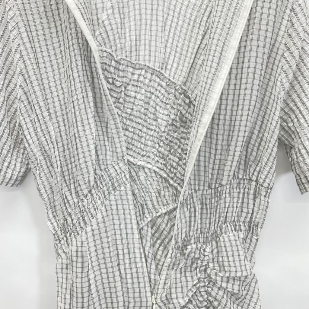 CLANE 25Stainless Steel 18112-5182 MIX RANDOM SHIRRING ONEPIECE Dress 1 whiteUsed