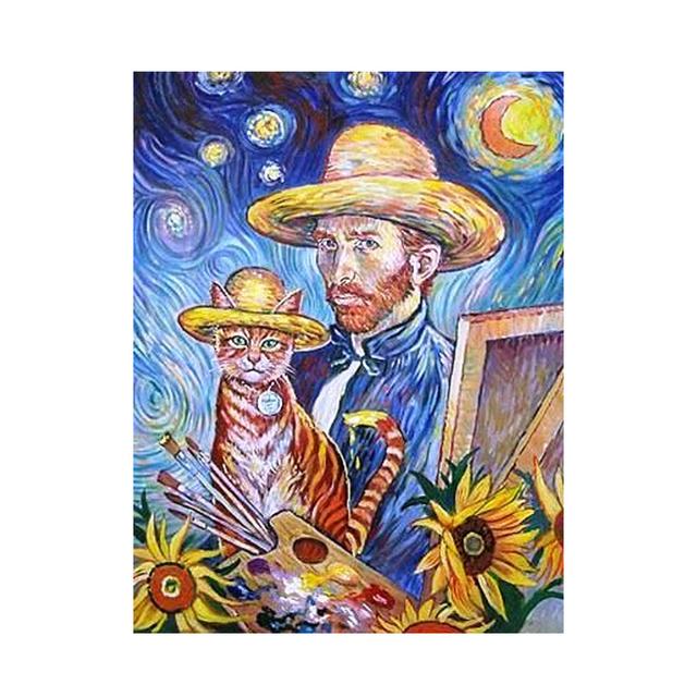 Funny art Canvas Art Paintings Poster And Print Abstract Wall Art Picture For living room home decoration No Frame