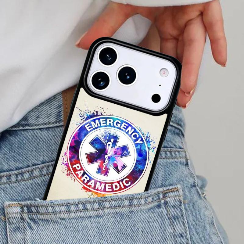 

Медицинский спасательный чехол для телефона EMT EMS для iPhone 16e 15 14 13 12 17 Pro Max Plus Air 17pro Чехол Coque iPhone Air