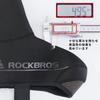 ROCKBROS Cycling Shoe Covers, Cold Weather, Windproof, Water-Repellent, Compatible with Binding Shoes, Reflective, Non-Slip, Unisex, Size M