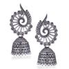 Earrings for Women Fashion Jhumka Oxidised Silver Earrings for Women Combo Chandbali Pearl Chandbali Stylish Jhumkas