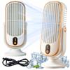 Desk Fan Standing Fan With 5 Speeds Powerful 4000 Mah Usb