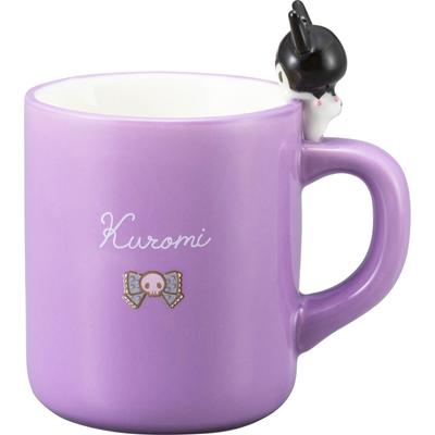 Sanart Sanrio Kuromi Tasse mit Figur Nokkari 260ml Verschiedene Waren Sanrio Waren Geschenk Präsent (SANRIO) Ca.. SAN4211-4