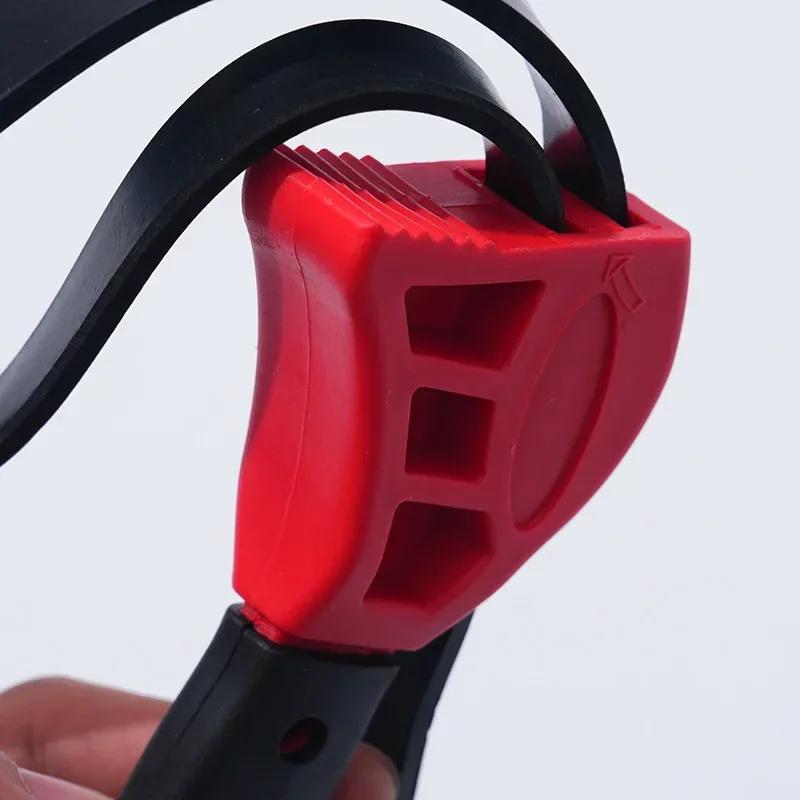 6 inch Belt Wrench Oil Filter Puller Strap Spanner Chain Wrench Strap Opener, Adjustable Disassembly Tool
