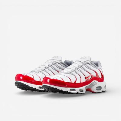 Air Max Plus Weiß Universitätsrot