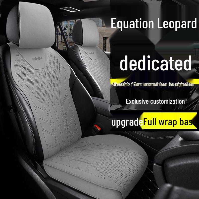 Universal Leopard 8 Breathable Seat Covers for 2025 Fangchengbao 5-Seater – All-Season Titanium 3 Cushions