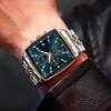 Men's Watches Luminous Waterproof Stainless Steel Chronograph Date Military Quartz Watch