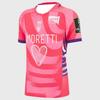 La nuova maglia da rugby 3D Zebre Parma 2026 da uomo è una T-shirt Y2K, adatta all'uso quotidiano e all'allenamento, ed è elegante e versatile.