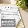 Carbonless Receipt Pad White and Yellow Order Form Chipboard Backing 2Part Book