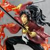 Kimetsu No Yaiba Fierce Battle with Black Death Mou Battle Tsukuni Enichi Luminous Version GK Statue Model Ornament Figure Wholesale