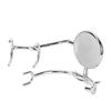 Manual Razor Shaving Brush Soap Bowl Stand Electroplating Metal Shaving Knife Stand