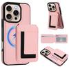 For Iphone 11 12 13 14 Pro Max 7 8 Plus SE 2 3 2022 Case Protective Cover Card Holder Stand Coin Magnetic Wallet Supports Wireless Charging