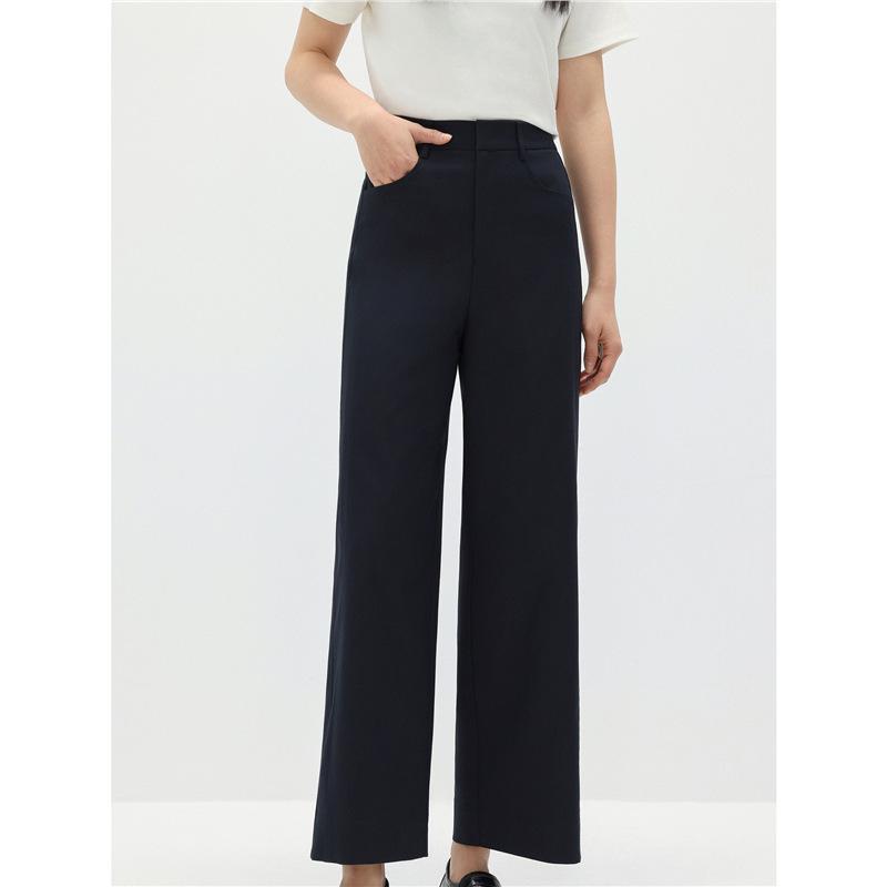 

Yijia Cropped Straight-Leg Workplace Trousers 1H2950211 M темно-синий