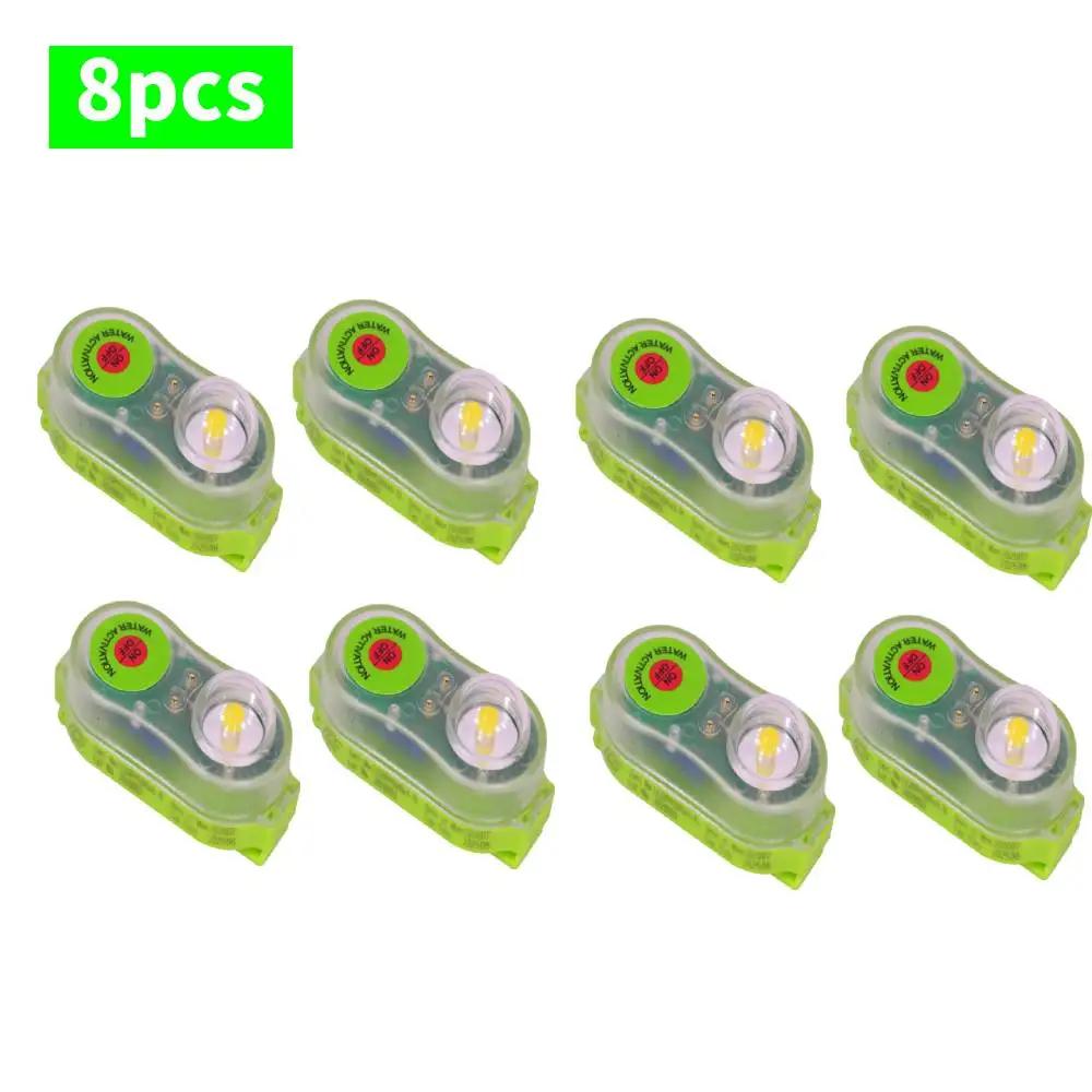 1-10 PCS Surfing Life Jacket Light LED Lithium Position Indicator Self-Lighting Life Saving Swimming Warning Lamp Attract Safet