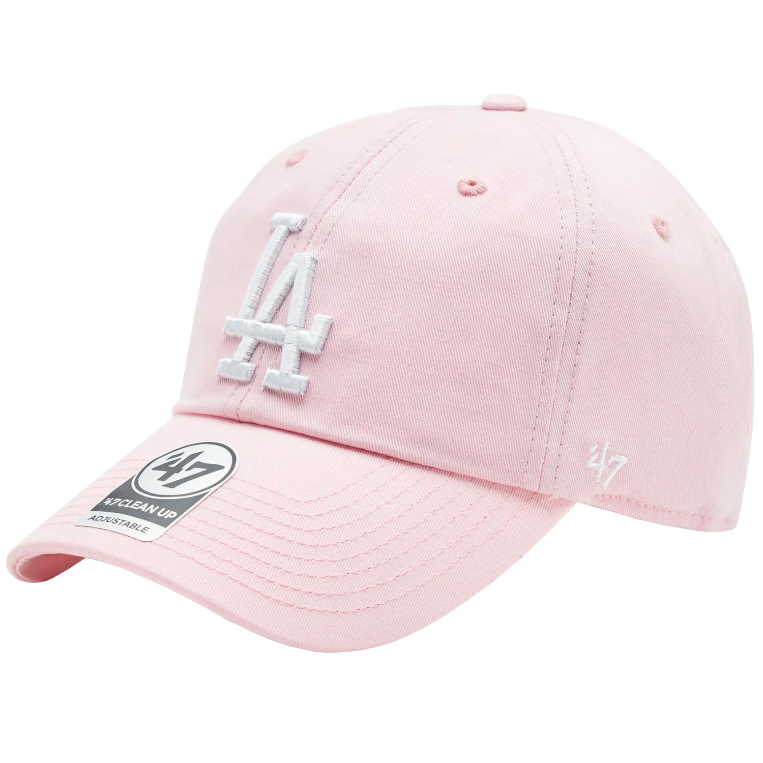 Cappellino Clean Up di 47 Brand Los Angeles Dodgers, cappellino rosa da donna One size rosa