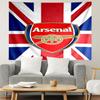 Football F.C Print Tapestry, Lightweight Wall Hanging, for Bedroom, Dorm, Living Room, Home Art Decor - Birthday Christmas Gift for Friends
