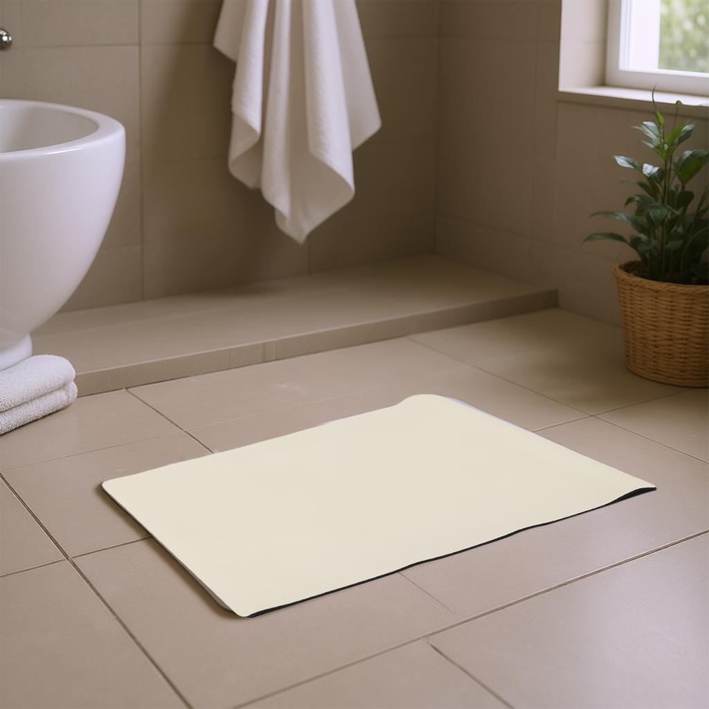 Quick Dry Diatomite Bath Mat PU Non Slip Floor Rug 60x40CM Bath Mat