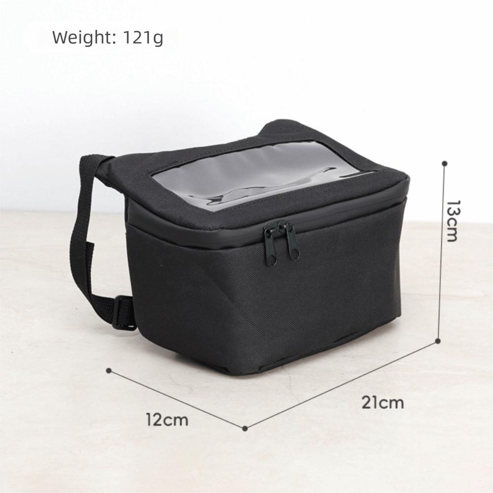 Waterproof Motorcycle Phone Storage Bag Front Storage Handlebar Phone Bag  Motorbike 12x21x13cm