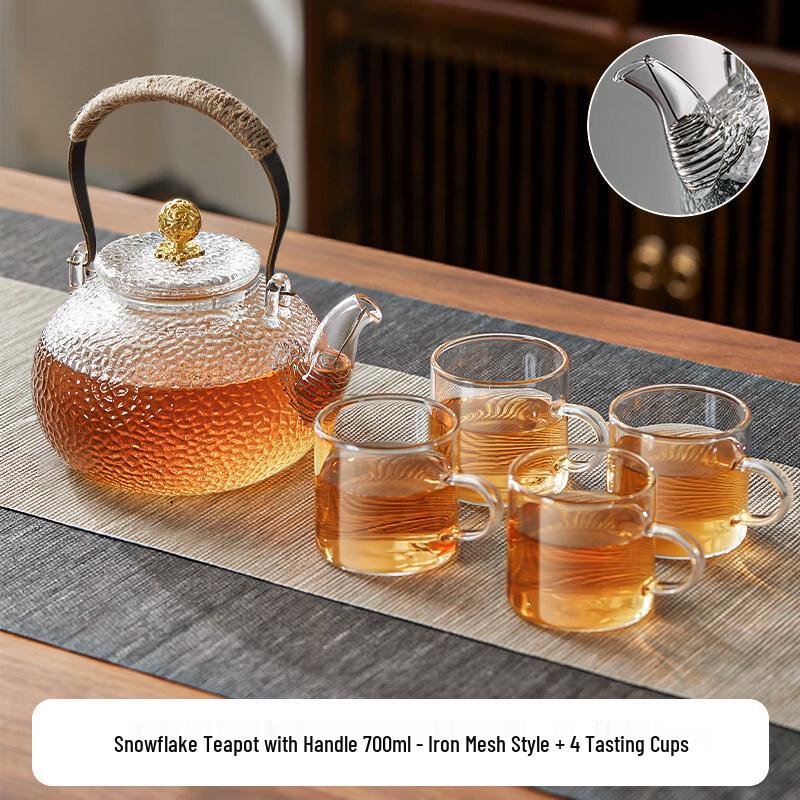 ZISIZ High-Temperature Resistant Glass Teapot