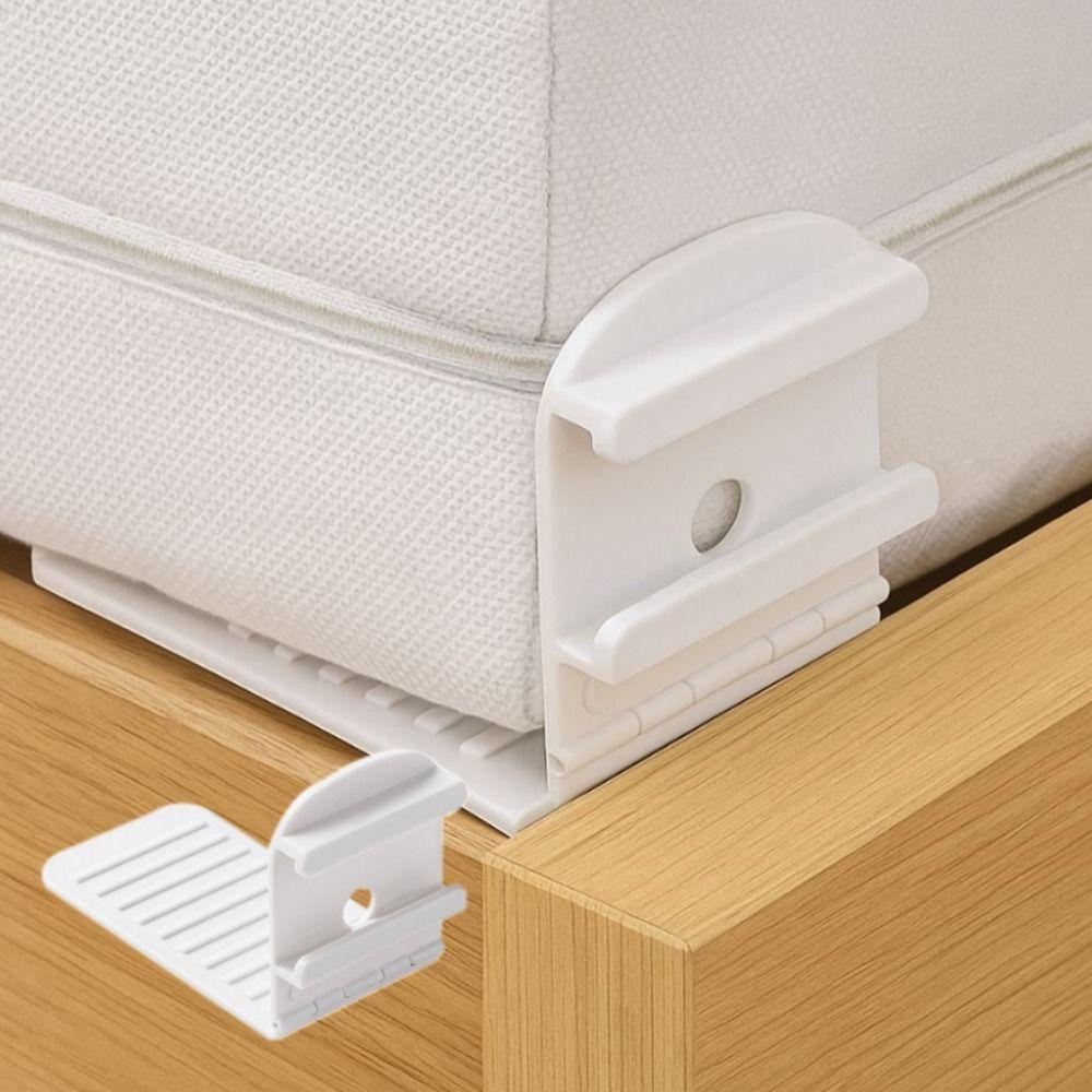 4pcs Plastic Bed Sheet Holder Non-slip Fastener Holders Multi-Functional Bed Cover Fixing Clip Crib