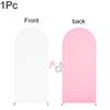 1PC Elastic Spandex Party Background Decor Double Sided Solid Color 4TF/6FT Baby Shower Backdrop Cover Wedding Birthday